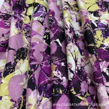 厂家供应    32S人棉气流纺氨纶汗布印花