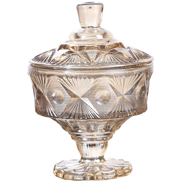 European -style luxury crystal glass sugar tank storage jewelry…