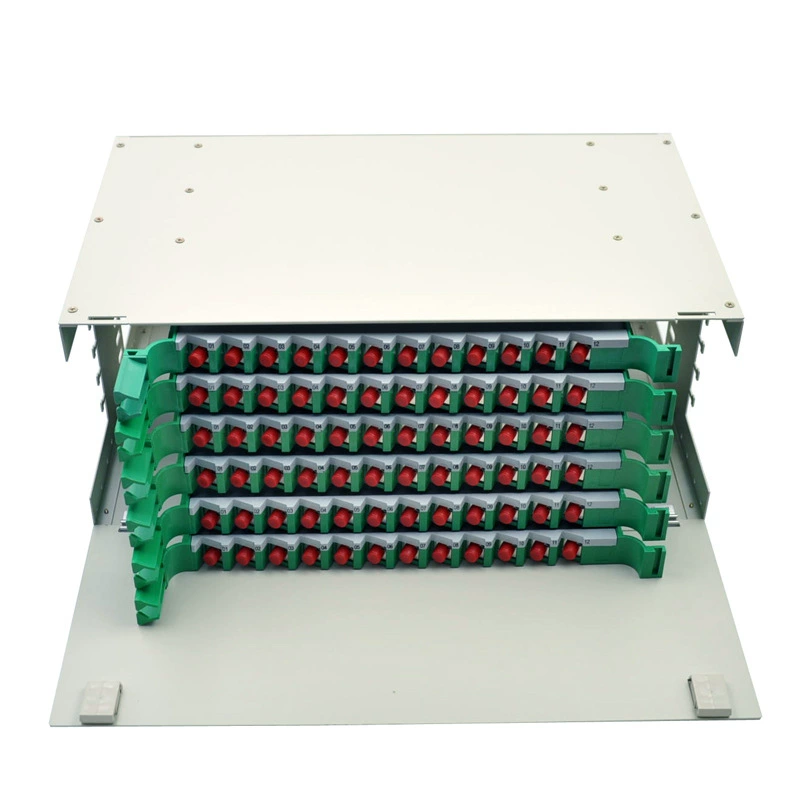 [Утолщенная] Finit 72-ядерная распределительная рама для оптического волокна FCODF, корпус, распределительная коробка для термоплавкой волоконной пластины, телекоммуникационный класс