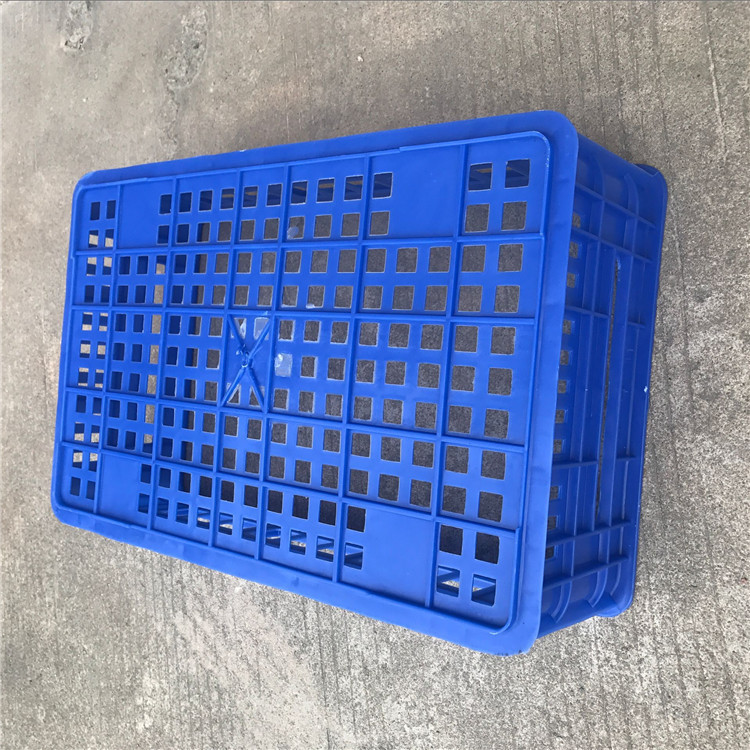 塑料箱 茂名塑胶周转箩 长方形蔬菜水果框545*355*165快递拣货筐