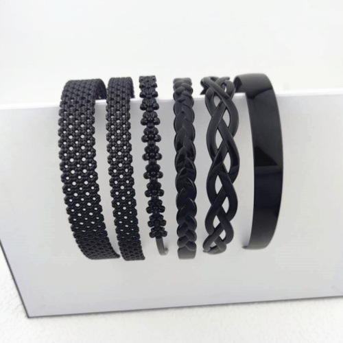 Simple black wide-brimmed non-slip toothed hairband hairpin women's Korean style face wash bangs hair press headband broken hair clip