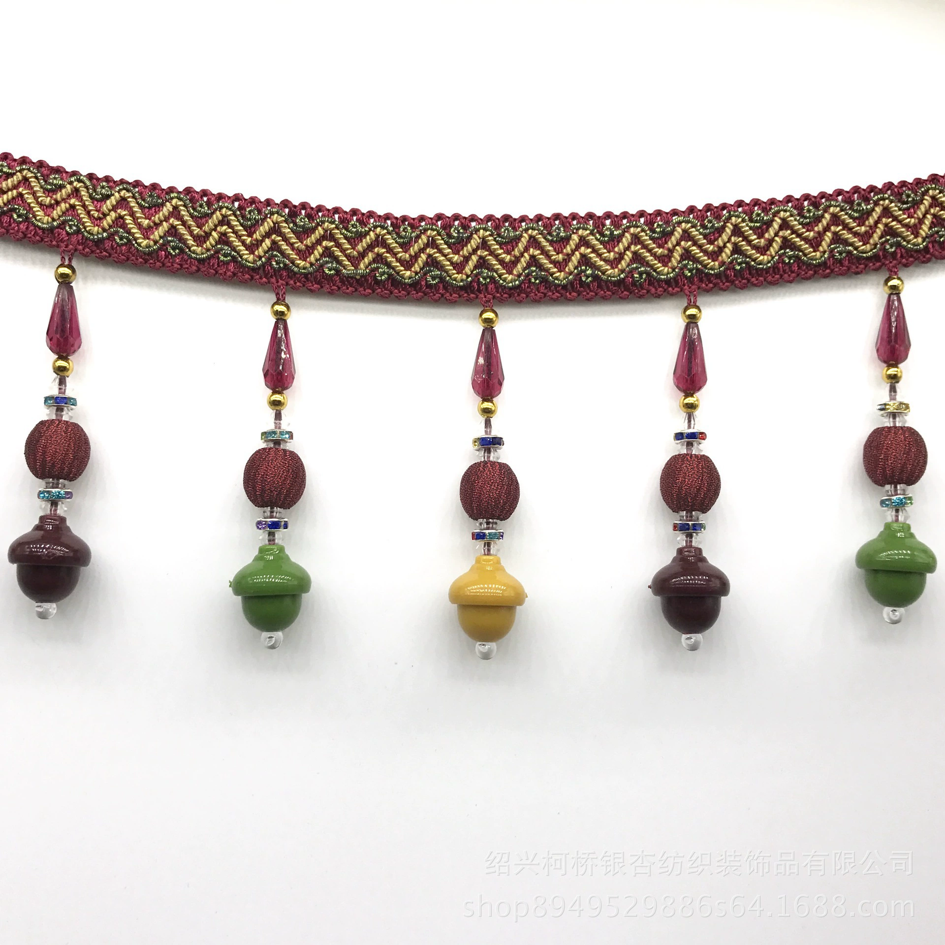 Cloth, high-end beads, 12m