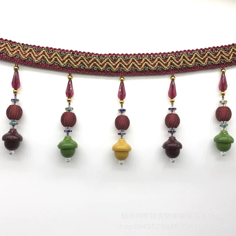 Cloth, high-end beads, 12m