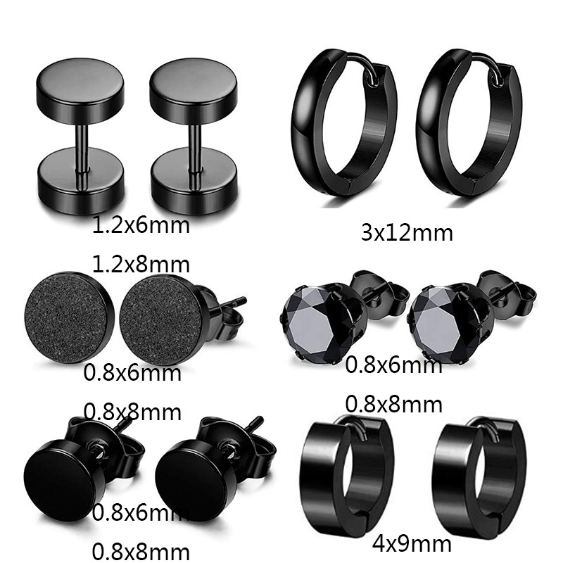Pointed titanium steel lip stud product view