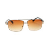 Fashionable metal sunglasses, trend glasses solar-powered