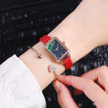 Retro women's watch malachite, light luxury style, internet celebrity, simple and elegant design