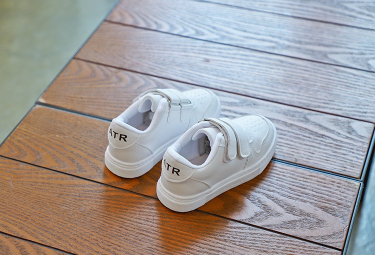 Bambini Little 2022 Primavera Nuova Edizione Coreana Ragazzi e Ragazze Board Bianco Nero Scarpe Casual Scuola Primaria Studenti_voghion.com