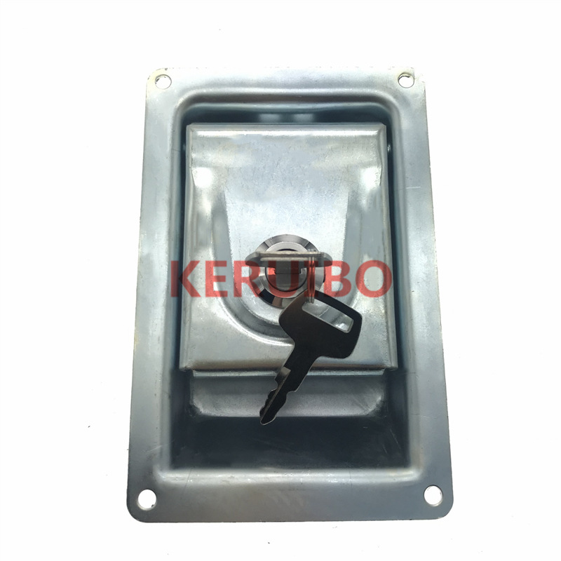 适用于现代R215-7边门锁，4安装孔