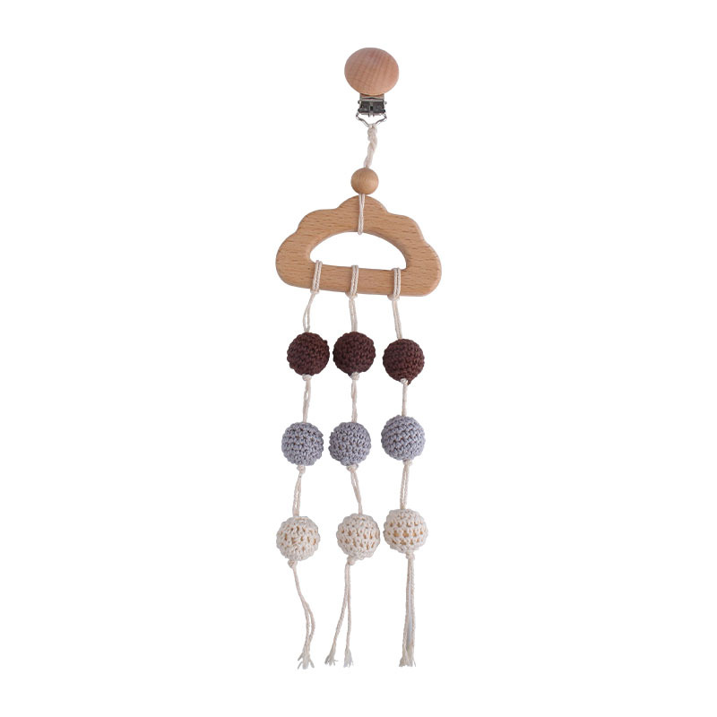 DIY bola de lana juguete teether bebé teether cuna bebé coche colgando accesorios Amazon Nuevo