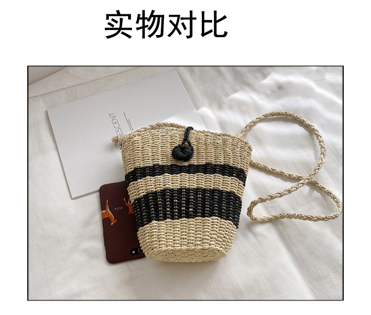 2021 Summer Straw Woven Messenger Bag Fashion Seaside Vacation Beach Bag display picture 23