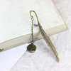 "Ancient Wind Book Sign" Classical Chinese style ancient style birthday small gift girl literary and creative metal feather book visa