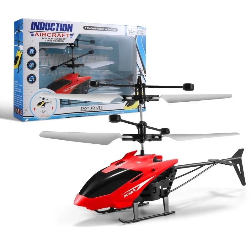 Children's Remote Control Aircraft Induction Aircraft Two-way Stall Toy Mini Helicopter Fall-resistant Rechargeable Flight