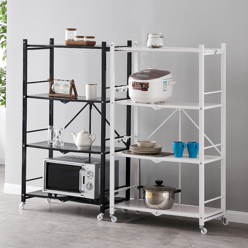 install kitchen Shelf fold to ground multi-storey Storage Arrangement Storage racks Removable supermarket Hotel goods shelves