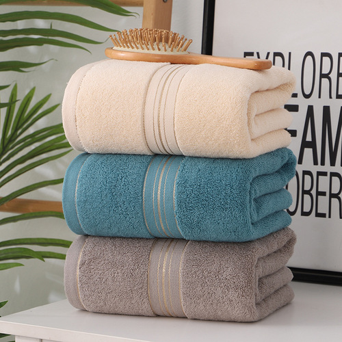 Factory direct sales extreme stock pure cotton bath towel customized absorbent soft universal bath gift advertising company dropshipping