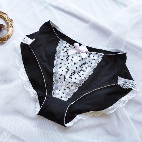 Foreign trade daily single cotton large size fat MM high waist lace women's underwear large size fat 200 pounds underwear