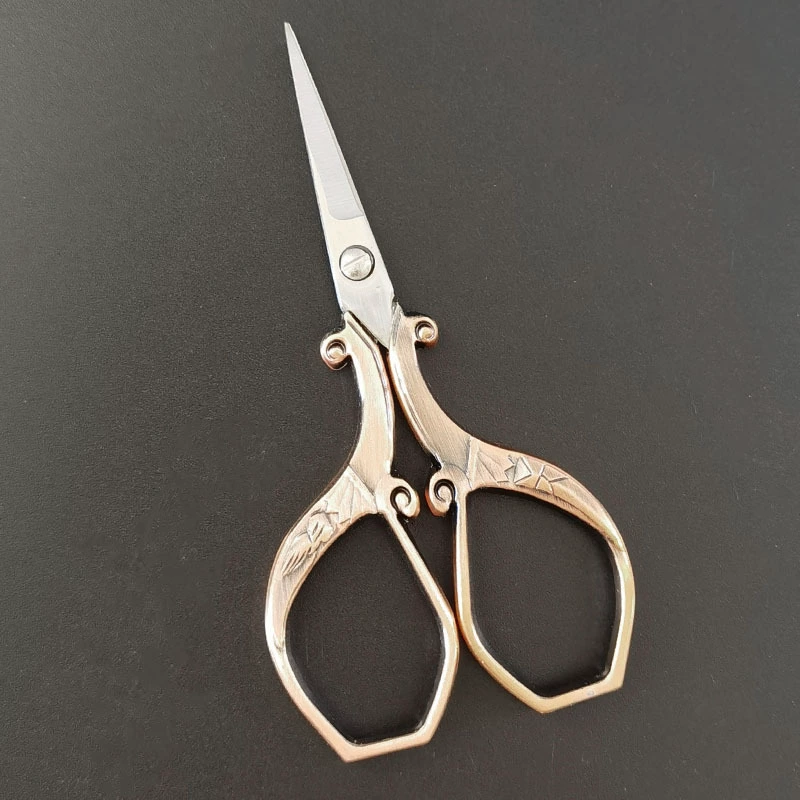 Retro -cut cross -stitching classical scissors, makeup scissors JA