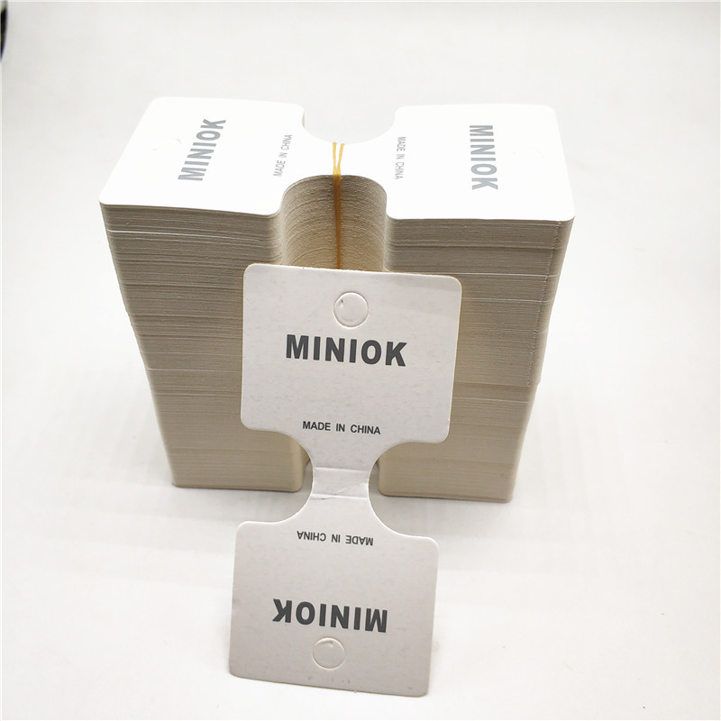 200张miniok发圈纸卡皮筋包装卡头挂卡吊牌项链小饰品卡纸批发
