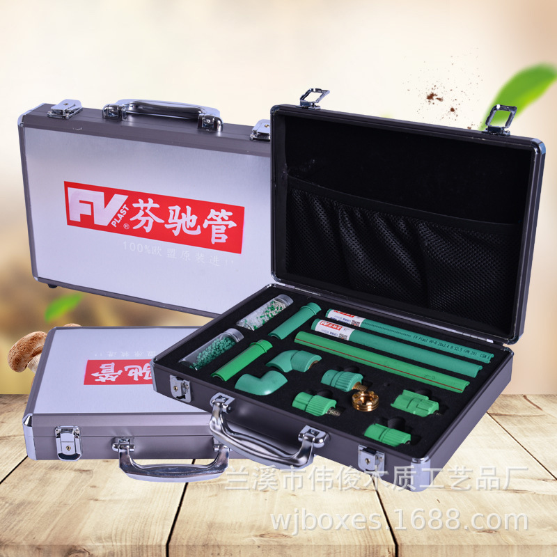 铝合金管道工具箱 铝制管道展示箱定做管道管件展示箱|ms