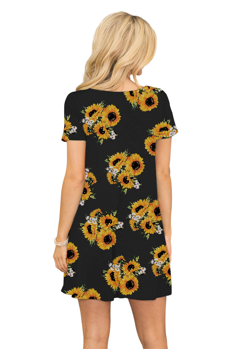Stylish Sunflower Dress