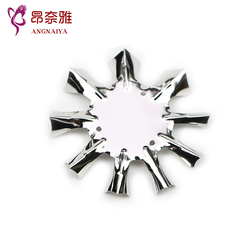 Template for manicure stainless steel