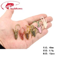 5 Colors Soft Craws Fishing Lures Soft Baits craws for fishing Fresh Water Bass Swimbait Tackle Gear