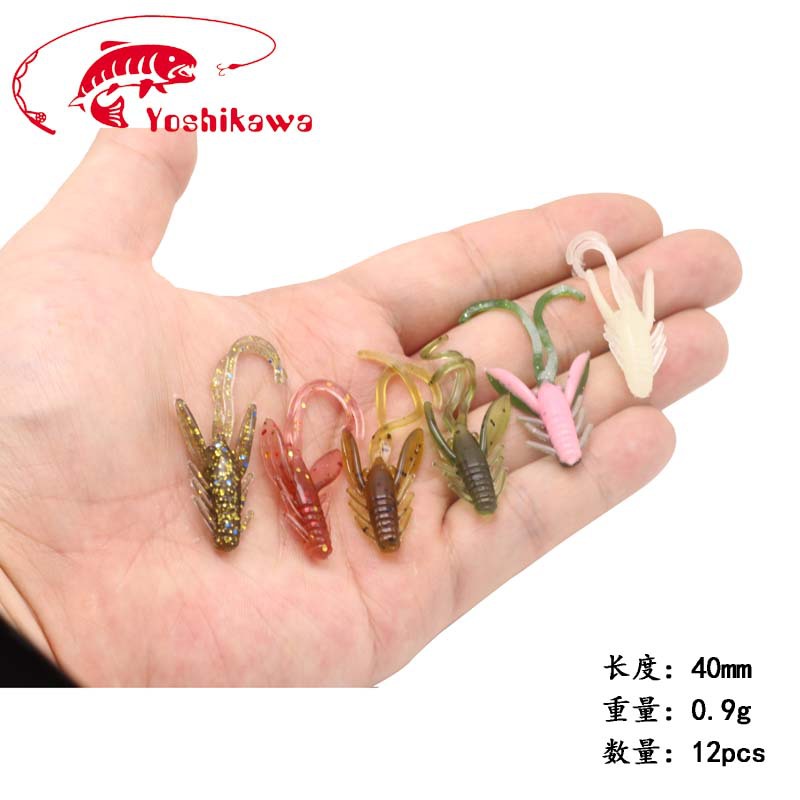 5 Colors Soft Craws Fishing Lures Soft Baits craws for fishing Fresh Water Bass Swimbait Tackle Gear