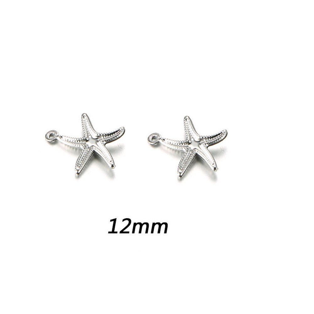 DIY Jewelry Accessories Classification 1 Piece 12mm 19mm 304 Stainless Steel Scallop Starfish Pendant
