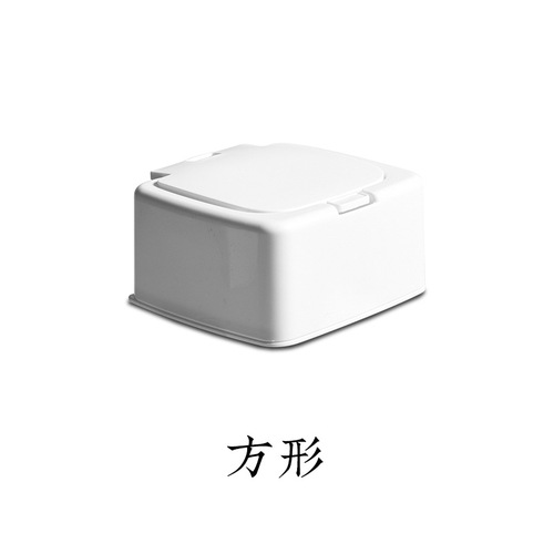 Pop-up mini storage box for home use with labels for small items sorting and organizing box, simple desktop drawer storage box