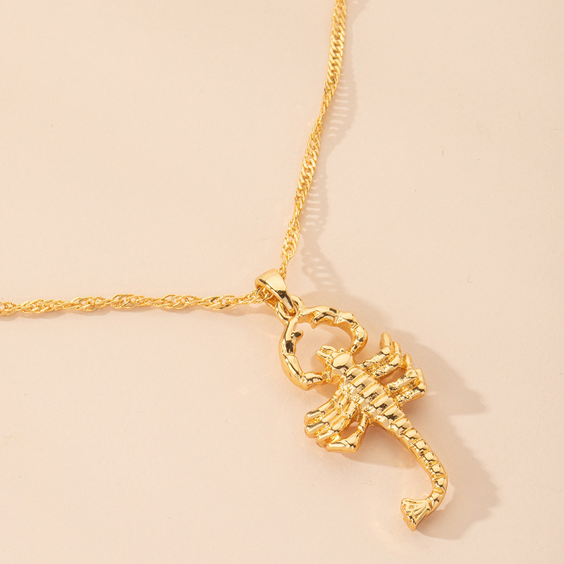 Fashion Golden Fashion Simple Wild Snake Pendant Necklace For Women display picture 4