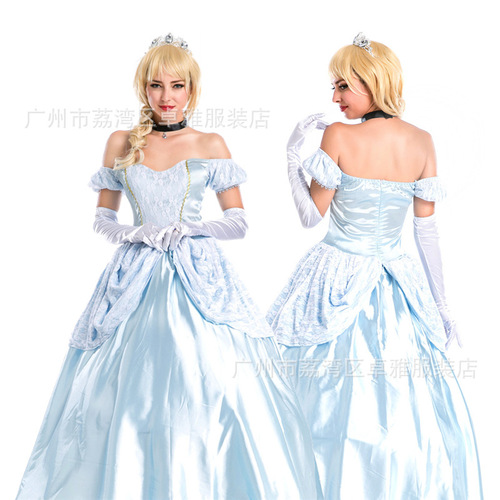 2020 European Court Costume, Empress Sisi Halloween Snow White Dress, Cinderella Costume