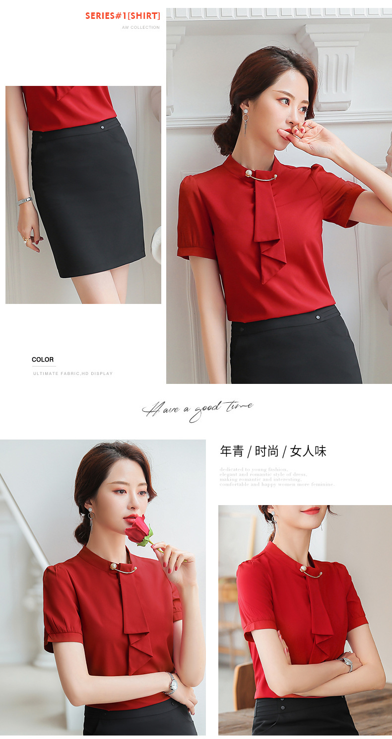 Chemisier en Mélanges de fibres chimiques - Ref 3429402 Image 14