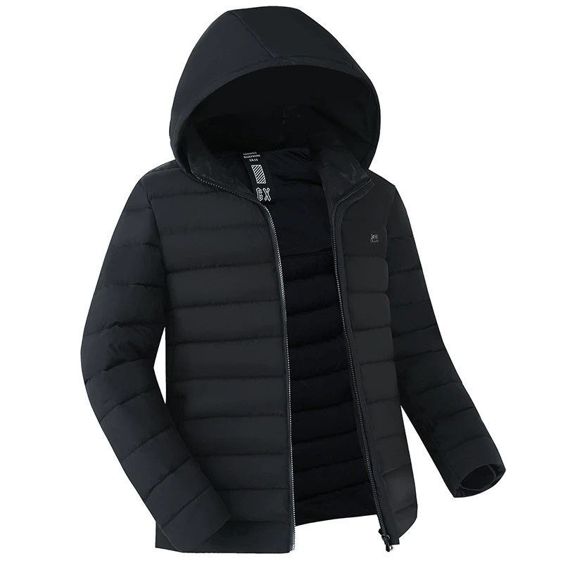 Пальто с хлопковой подкладкой, мужское пуховое пальто с хлопковой подкладкой, утолщенное короткое пальто с хлопковой подкладкой, модное универсальное пальто для мужчин среднего возраста, зимняя одежда для папы