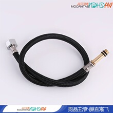 进水管 不锈钢黑丝尖头包邮配件菜盆水槽水龙头冷热连接上水软管