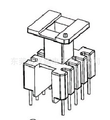 玖耀电子变压器骨架BOBBIN 5+5 JY-EE1658工厂直销来样定制