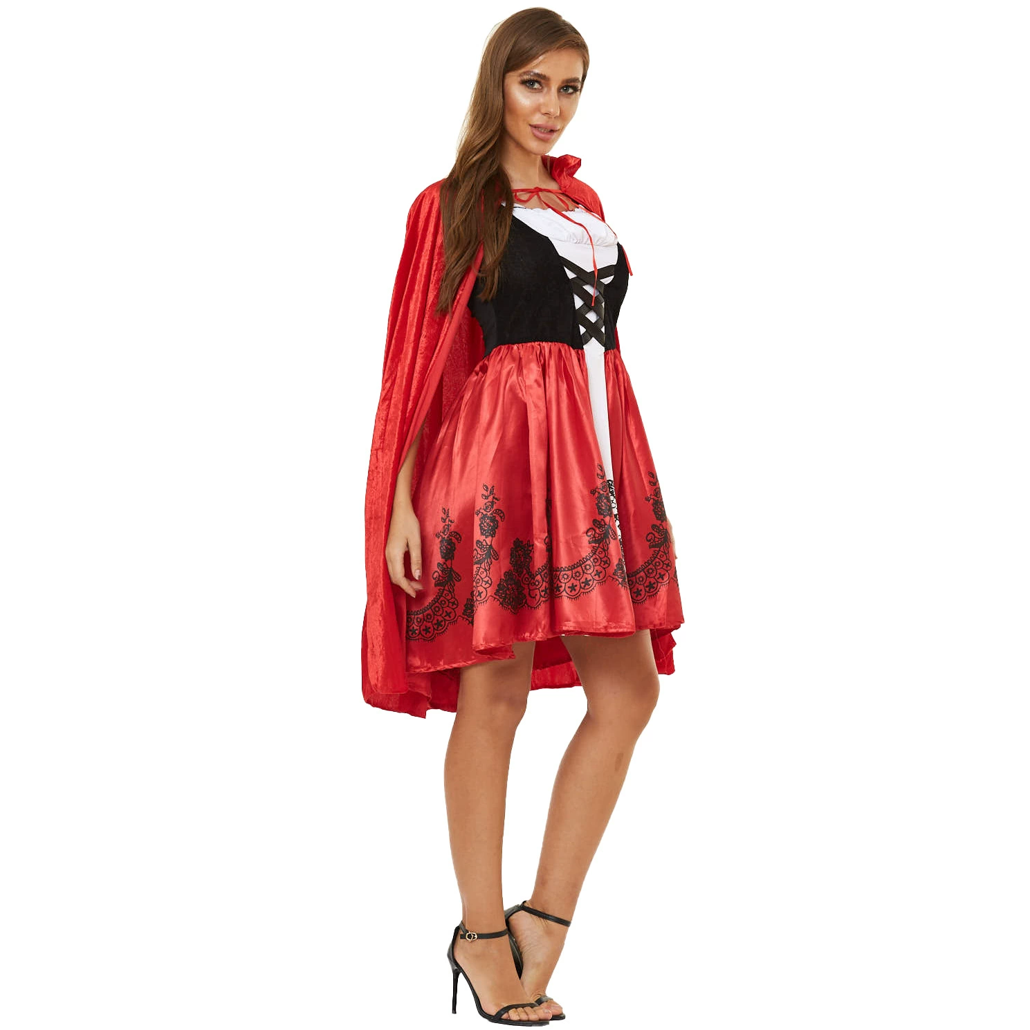 Little Red Riding Hood, suit, uniform, European style, halloween, cosplay