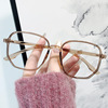 Glasses, brand dye, 2022 collection, internet celebrity, fitted