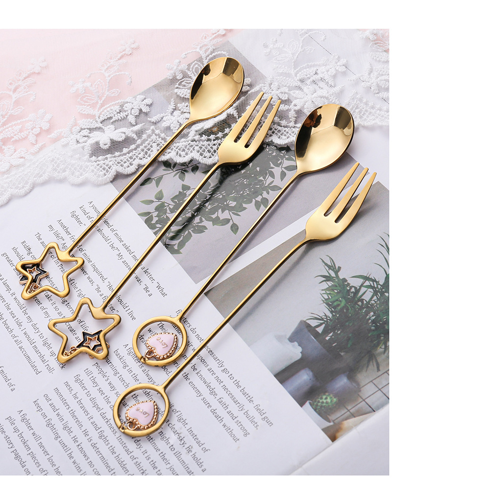 Casual Solid Color Stainless Steel Tableware 1 Piece display picture 1