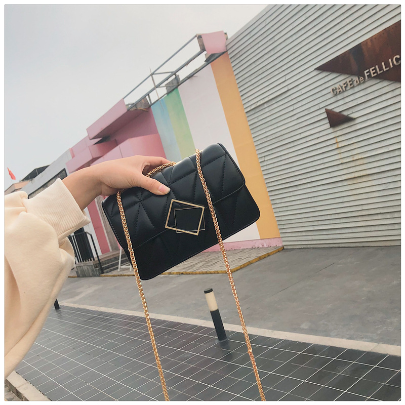 Fashion Stone Pattern Shoulder Messenger Small Square Bag display picture 6