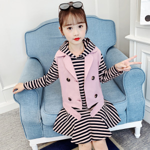 女童秋装套装2020韩版网红洋气小女孩卫衣套裙中大儿童秋季两件套