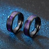 Purple ring stainless steel for beloved, suitable for import, European style