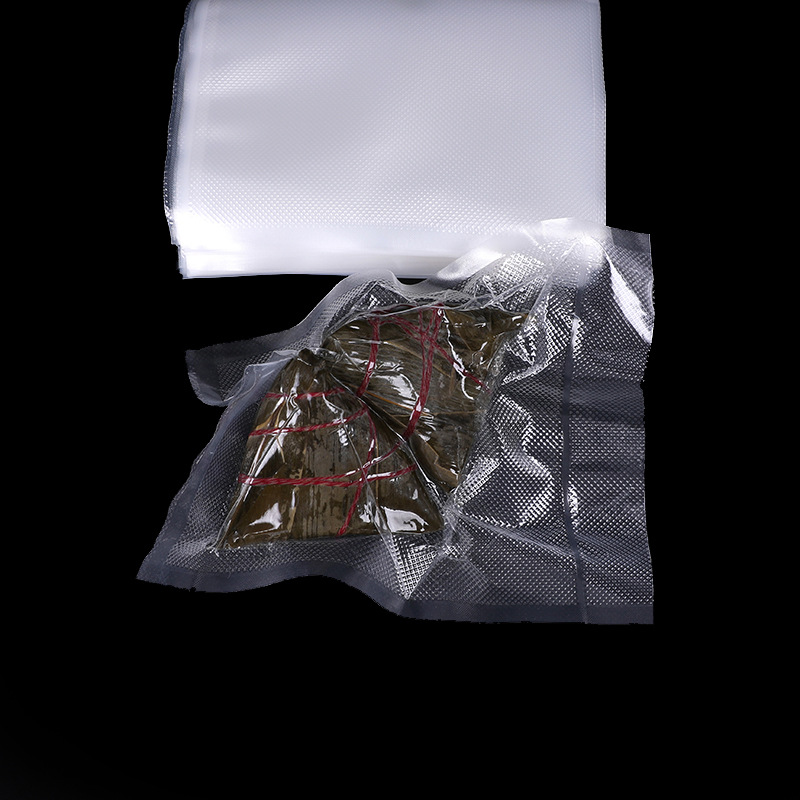 厂家批发单面透明 网纹压缩食品袋 菱形纹路真空袋平口抽气保鲜袋