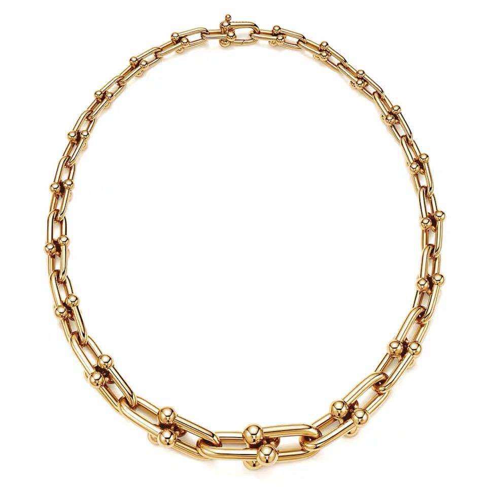 U-shaped Thick Necklace display picture 2