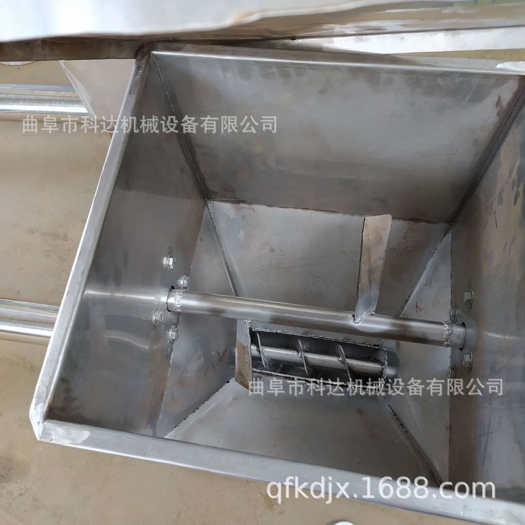 硫铁矿粉微型搅拌螺旋给料机视频XWZF1-80公斤氯化铵螺旋送粉机