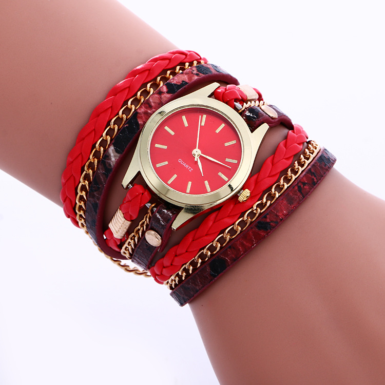 Watch Multi Color Face Alloy Women'S Bracelet Watch Quartz Performance Goods