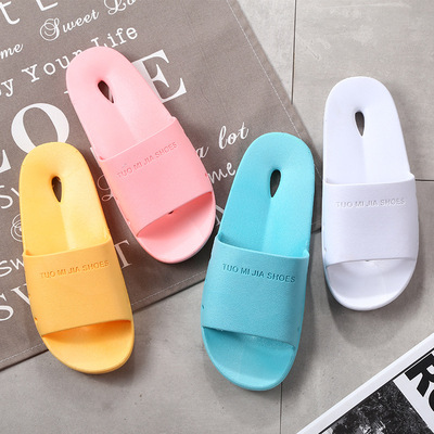 2019批发新款酒店浴室塑料拖鞋 男士漏水防滑时尚家居休闲拖鞋|ru