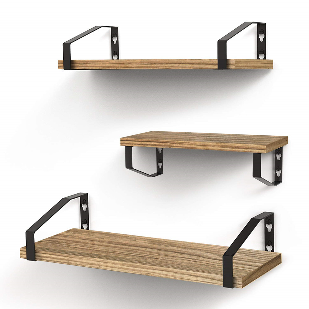 Transfronterizo de almacenamiento en rack de pared de madera maciza país americano cocina baño sala de estar partición de almacenamiento en rack tipo de suspensión