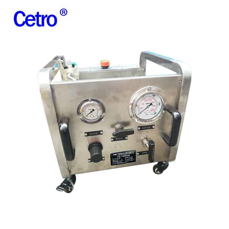 思创气液增压单元 螺栓拉伸器专用气驱动力单元 小型气液增压设备