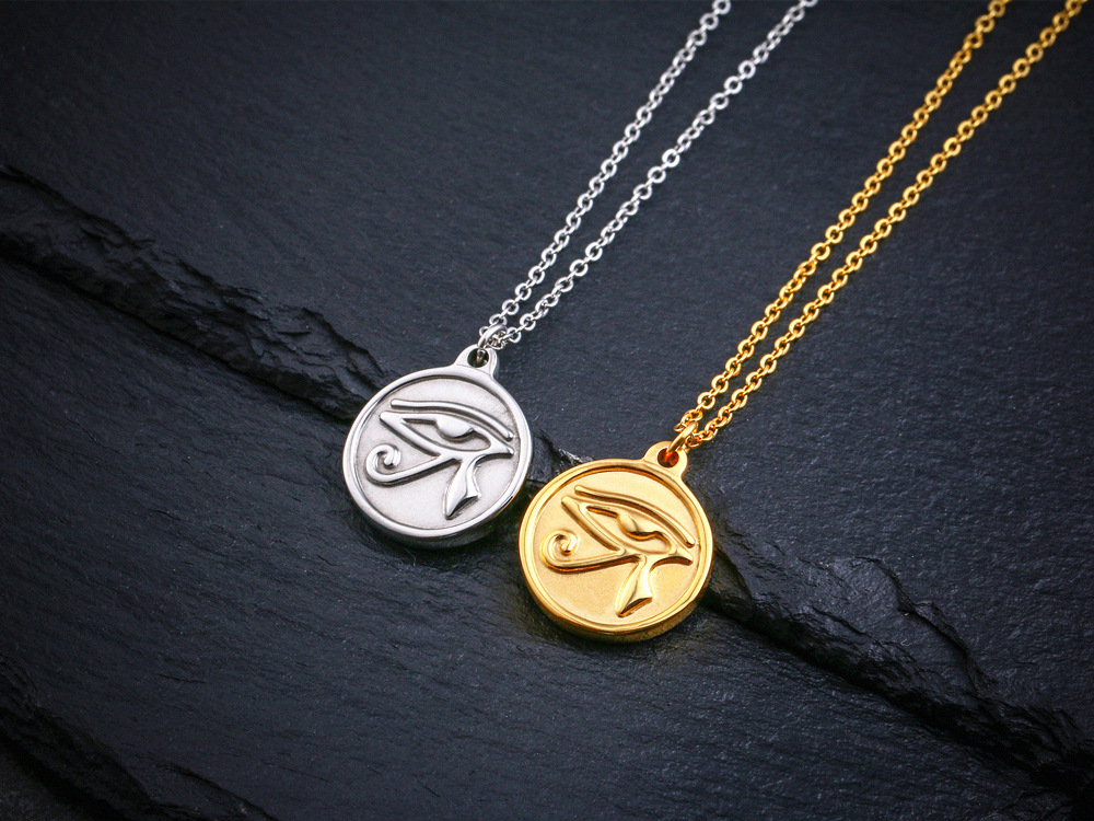 304 Stainless Steel 18K Gold Plated Simple Style Gold Plated Pendant Necklace display picture 1