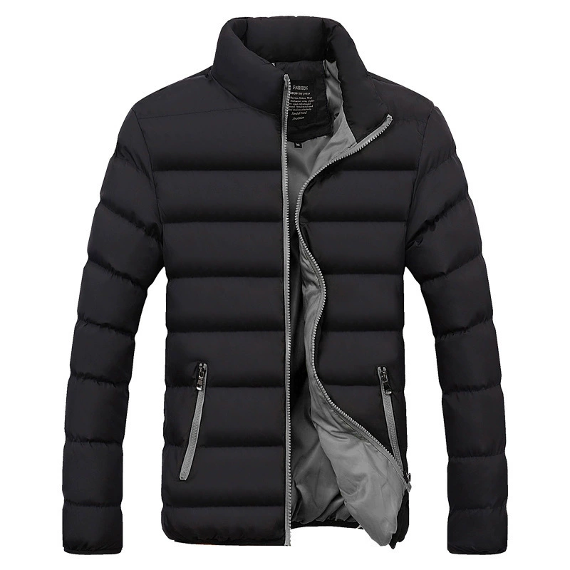 Jacket for leisure with down, 2019, slim fit, increased thickness
