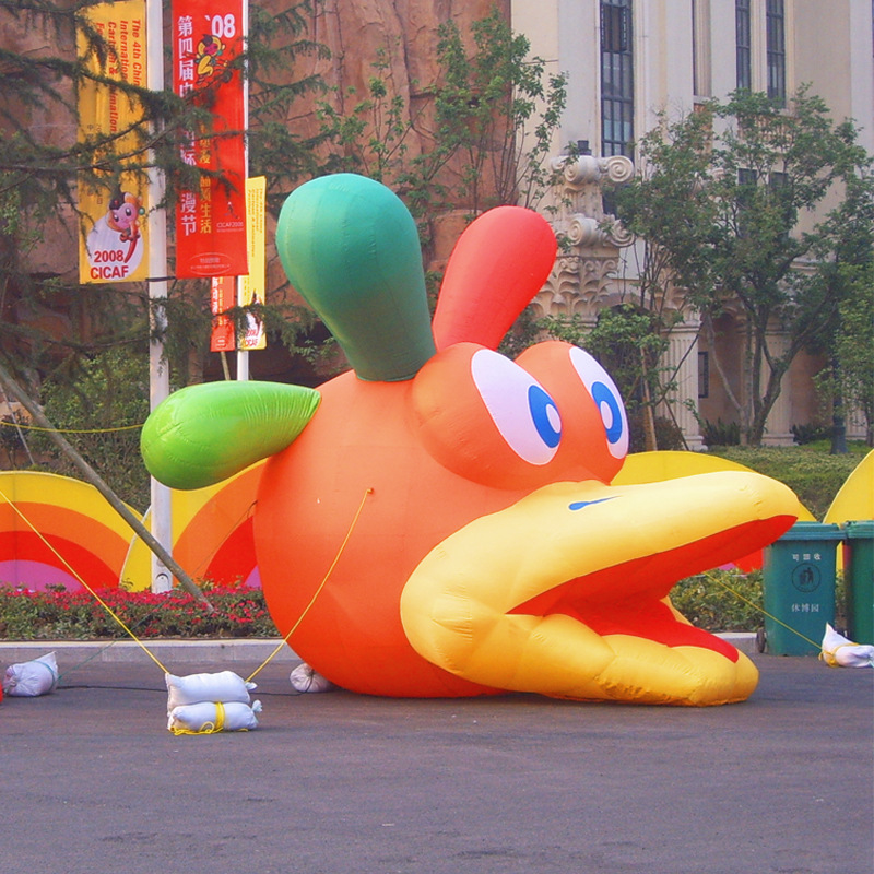 4米固定卡通气模卡通卡通固定气模充气卡通节假日庆典卡通气模
